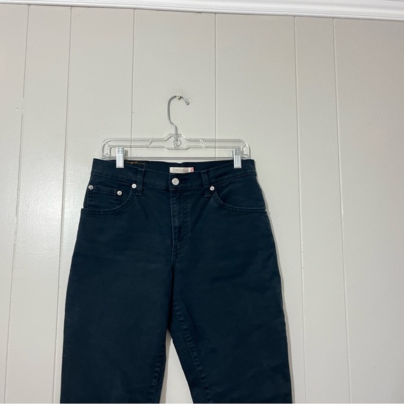 Levis 550  Relaxed Boot Cut  Jeans Womens Black Size 8s - Picture 3 of 9